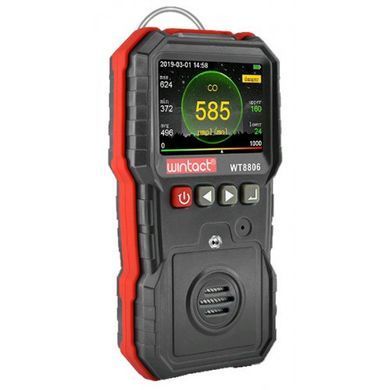 Детектор угарного газа CO (0-1000 &mu;mol/mol) WINTACT WT8806