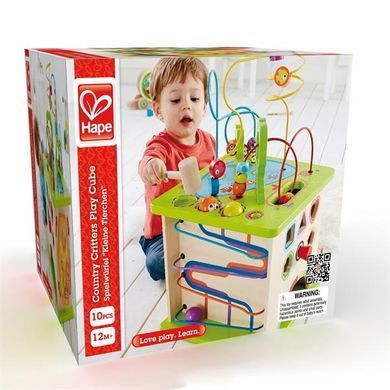 Бизикуб деревянный Hape Деревенские зверята (E1810) dt_12235 фото