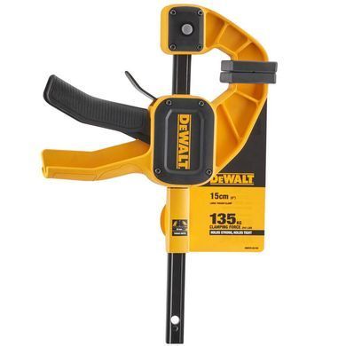 Струбцина L триггерная с максимальным усилием сжатия 135 кг. DeWALT DWHT0-83192 DWHT0-83192 фото