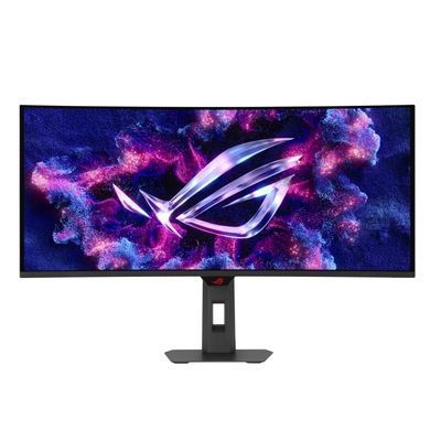 Монітор Asus 34" ROG Strix XG34WCDG 2xHDMI, DP, USB-C, 3xUSB, Audio, QD-OLED, 3440x1440, 21:9, 175Hz, 0.03ms, DCI-P3 99.3%, CURVED, AdaptiveSync, HAS, HDR400 (393801) 90LM0B70-B01171 фото