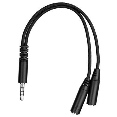 Гарнитура игровая 2E GAMING HG340, mini-jack/dual 3.5mm, RGB, 2м, чёрный 2E-HG340BK фото