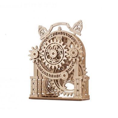 Дерев'яний механічний 3D конструктор Ugears Вінтажний будильничок (70163) dt_93630 фото