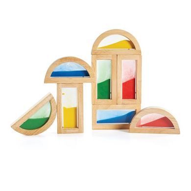 Кубики Guidecraft Block Play Цветной песок, 14 см, 8 шт. (G3014) dt_2241 фото