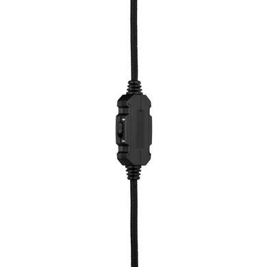 Гарнитура игровая 2E GAMING HG340, mini-jack/dual 3.5mm, RGB, 2м, чёрный 2E-HG340BK фото