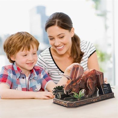 3D пазл CubicFun National Geographic Dino Трицератопс (DS1052h) dt_25226 фото