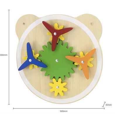 Бізіборд Viga Toys Млини і шестерінки (44553FSC) dt_13082 фото