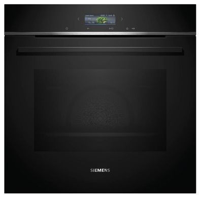 Siemens Духова шафа електрична, 71л, A+, дисплей, конвекція, піроліз, чорний (366758) HB774G1B1 фото