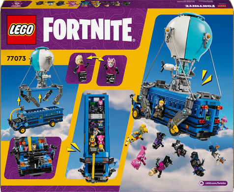 Конструктор LEGO Fortnite Battle Bus Игрушка из видеоигры 954 детали (77073)