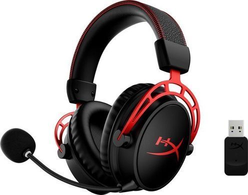 Гарнітура ігрова HyperX Cloud Alpha WL/USB-A, чорно-червоний (360428) 4P5D4AA фото