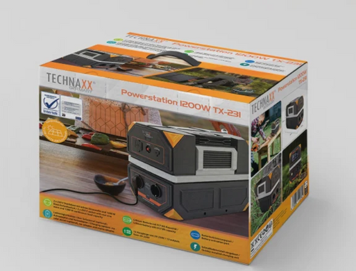 Електростанція Technaxx 1200 Вт TX-231 Powerstation 1200W TX-231 фото