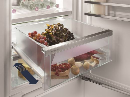 Liebherr Холодильна камера вбудована, 177x55.9х54.6, 291л, А++, ST, диспл внутр., BioFresh, білий (370716) IRBD5150 фото
