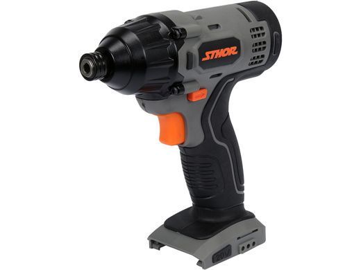 Гайковерт аккумуляторный STHOR: 20V Li-Ion, КМ-150 Nm, держатель 6-гран. 1/4"(БЕЗ АККУМУЛЯТОРА) 78113 фото