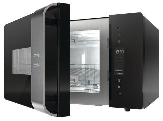 Gorenje Мікрохвильова піч ORAITO, 23л, електр. управл., 900Вт, гриль, дисплей, чорний (332611) MO23ORAB фото