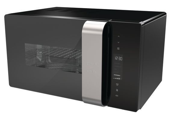 Gorenje Мікрохвильова піч ORAITO, 23л, електр. управл., 900Вт, гриль, дисплей, чорний (332611) MO23ORAB фото
