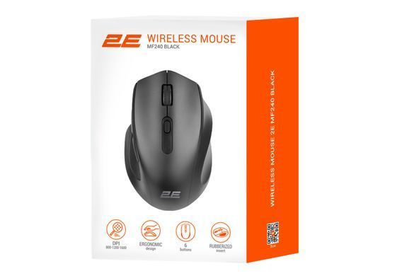 2E Миша MF240 WL Black (340356) 2E-MF240WB фото