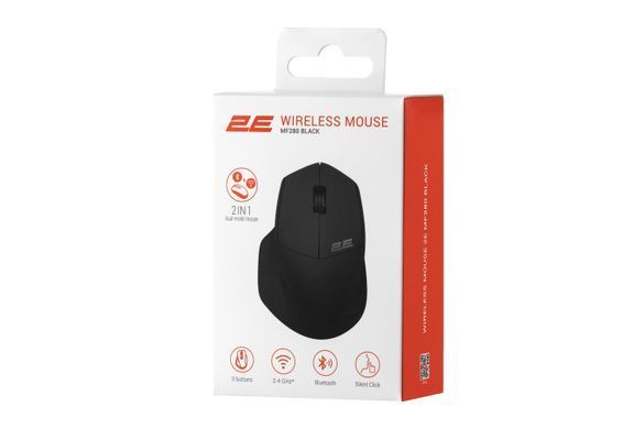 2E Миша MF280 Silent WL BT Black (360063) 2E-MF280WBK фото