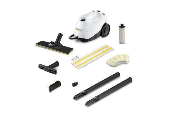 Karcher Пароочисник SC 3 EasyFix, 1900Вт, 1000мл, 3.5Бар, білий (374667) 1.513-650.0 фото