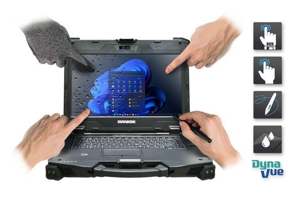 Durabook Ноутбук Z14 Basic 14" FHD Touch AG Intel i7-1165G7, 16GB, F512GB, UMA, LTE, Win11P Z4E2Q3DE3BXX фото