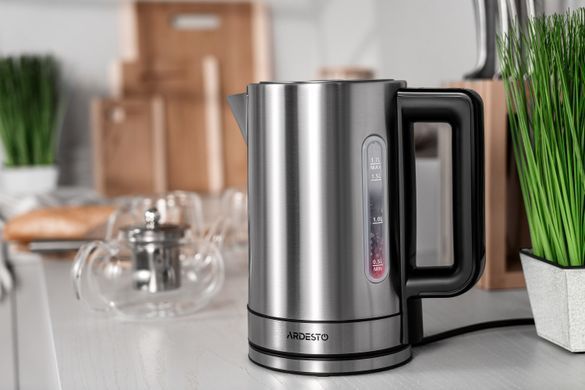 Электрочайник ARDESTO EKL-FD700SS 1.7л/2200Вт/strix контроль/нерж. сталь/поддержка температуры/серебристый (354618) EKL-FD700SS фото