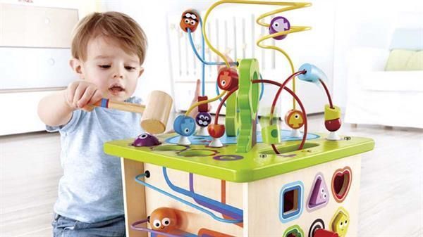 Бизикуб деревянный Hape Деревенские зверята (E1810) dt_12235 фото