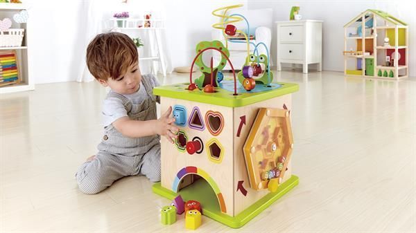 Бизикуб деревянный Hape Деревенские зверята (E1810) dt_12235 фото
