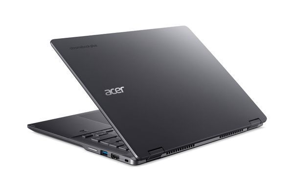Acer Ноутбук Chromebook Plus Spin 514 CP514-4HN 14" WUXGA IPS Touch, Intel 3-100U, 8GB, F256GB, UMA, ChromeOS, сірий (382266) NX.KYQEU.001 фото
