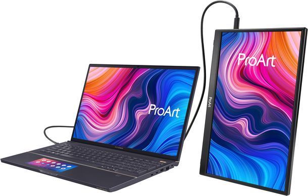ASUS Монітор портативний 14" ProArt PA148CTV mHDMI, 2xUSB, MM, IPS, sRGB 100%, Touch, Case (338789) 90LM06E0-B01170 фото