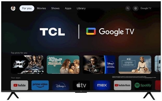 TCL Телевизор TV 85" LED 4K 60Hz Smart Google TV Titan 85P69B фото