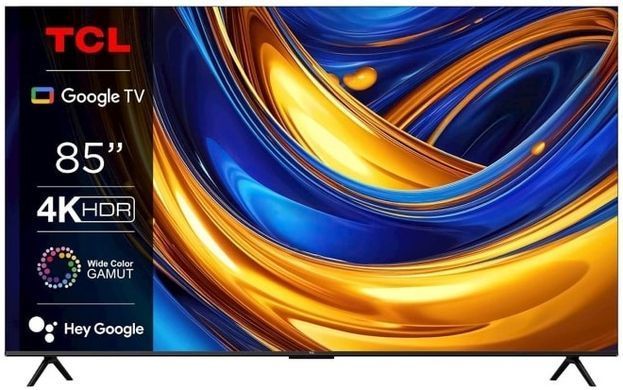 TCL Телевизор TV 85" LED 4K 60Hz Smart Google TV Titan 85P69B фото
