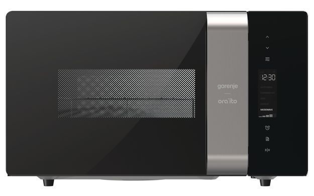 Gorenje Мікрохвильова піч ORAITO, 23л, електр. управл., 900Вт, гриль, дисплей, чорний (332611) MO23ORAB фото