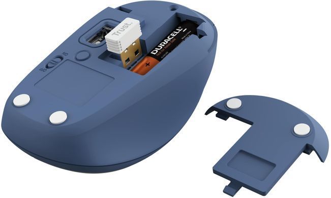Миша Trust Yvi+ Compact Multi-Device, WL/BT/USB-A, синій (393939) 25455_TRUST фото