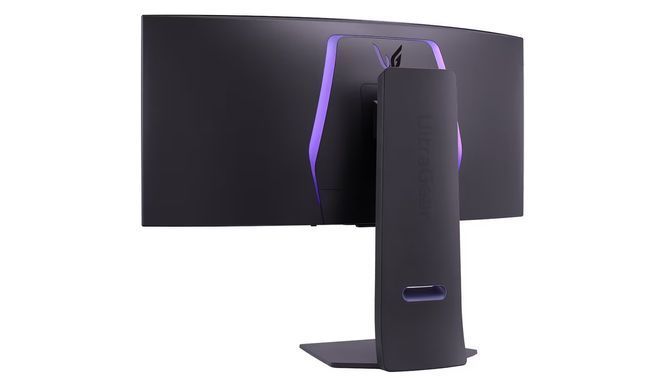 LG Монітор 34" 34GS95QE-B 2xHDMI, DP, USB, Audio, OLED, 3440x1440, 240Hz, 0.03ms, DCI-P3 98.5%, G-SYNC, FreeSync, AdaptiveSync, HAS, DisplayHDR True Black 400 (384199) 34GS95QE-B.ADRZ фото