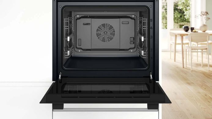 Bosch Духовой шкаф электрический, 66л, A, дисплей, конвекция, білий HBJ559YW6R фото