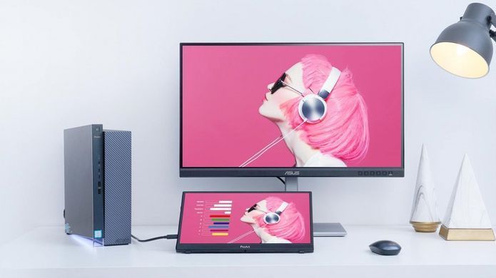 ASUS Монітор портативний 14" ProArt PA148CTV mHDMI, 2xUSB, MM, IPS, sRGB 100%, Touch, Case (338789) 90LM06E0-B01170 фото