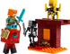 Конструктор LEGO Minecraft Битва с лавой в Незере 99 деталей (21266)