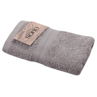 Текстиль банний SOHO Рушник 30*50 бавовна 100% Abba Grey