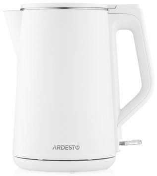 Електрочайник ARDESTO EKL-X50/1.5 л/2200 Вт/подвійні стінки/Strix контроль/білий (360276) EKL-X50 фото