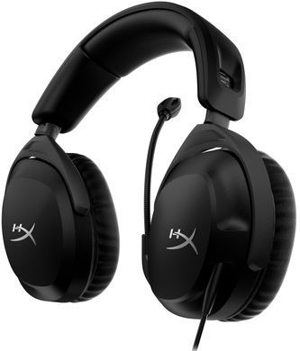 Гарнітура ігрова HyperX Cloud Stinger 2, mini-jack/dual 3.5мм, 2м/0.15м, чорний (360470) 519T1AA фото