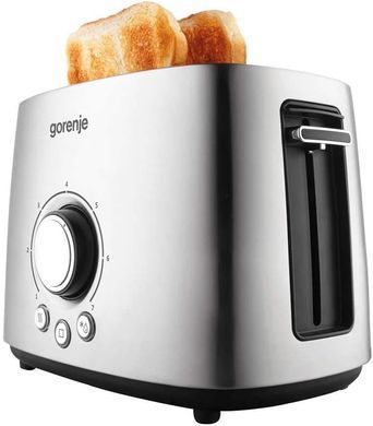 Gorenje Тостер, 1000Вт, пластик-метал, нерж. (271312) T1000E фото