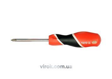 Отвертка крестовая YATO: "Philips" PH1 х 100 мм