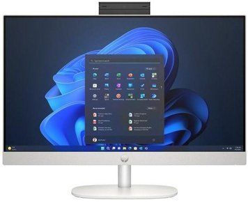 Комп'ютер персональний моноблок HP 245-G10 23.8" FHD IPS AG, AMD R5-7520U, 16GB, F512GB, UMA, WiFi, кл+м, 3р, DOS, білий (386953)