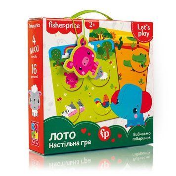 Настольная игра Fisher Price Лото Зверята (VT2910-01) dt_92832 фото