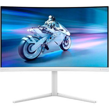 Монітор ігровий вигнутий VA 27",2560*1440,180 Гц,білого кольору PHILIPS 27M2C5501/00 3730051 фото