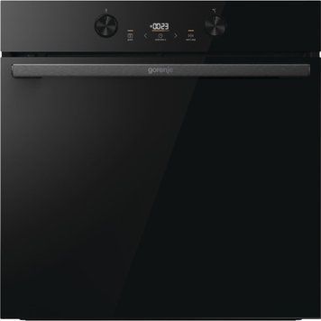 Gorenje Духовой шкаф электрический, 77л, A+, пар, дисплей, пиролиз, черный BPS6737E04DBG фото