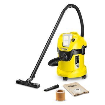 Karcher Пилосос професійний акумуляторний WD 3 Battery 36в, контейнер 17л, 5.2кг, без АКБ та ЗП (336875) 1.629-910.0 фото