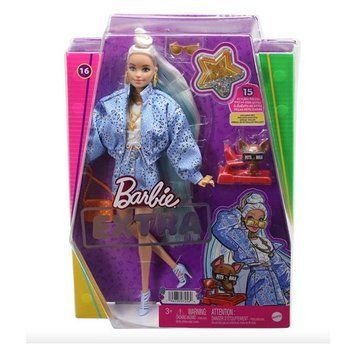 Кукла Barbie Экстра Блондинка с пучком на распущенных волосах 29 см (HHN08) dt_19937 фото