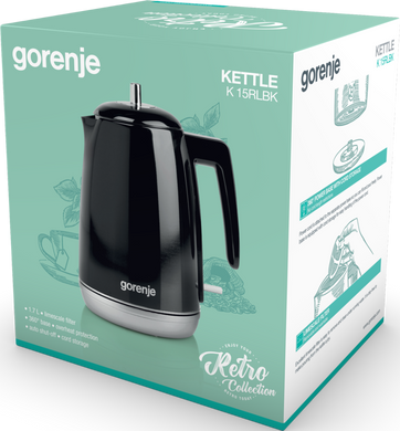 Електрочайник Gorenje K 15 RLBK (LD-K3042) (6587624) 742765 фото