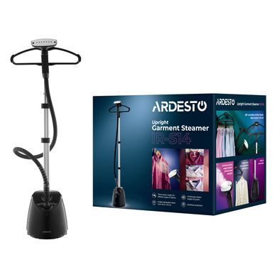 Отпариватель Ardesto вертикальный IR-S14, 1800Вт, 1400мл, вешалка, нерж. сталь, чёрный IR-S14 фото
