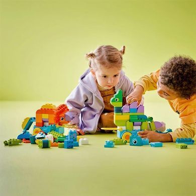 Конструктор LEGO DUPLO Town Динозаври на колесах 3 в 1, 108 деталей (10451)