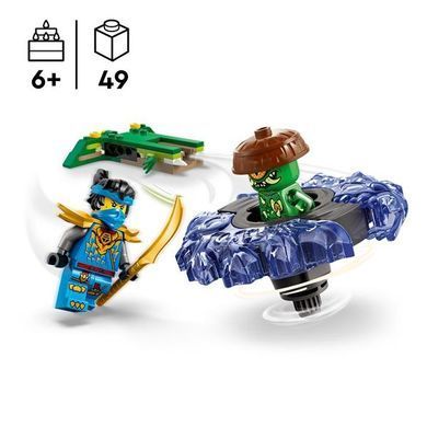 Конструктор LEGO Ninjago Нія проти спінера монстра-мутанта 49 Деталей (71849) dt_186584 фото